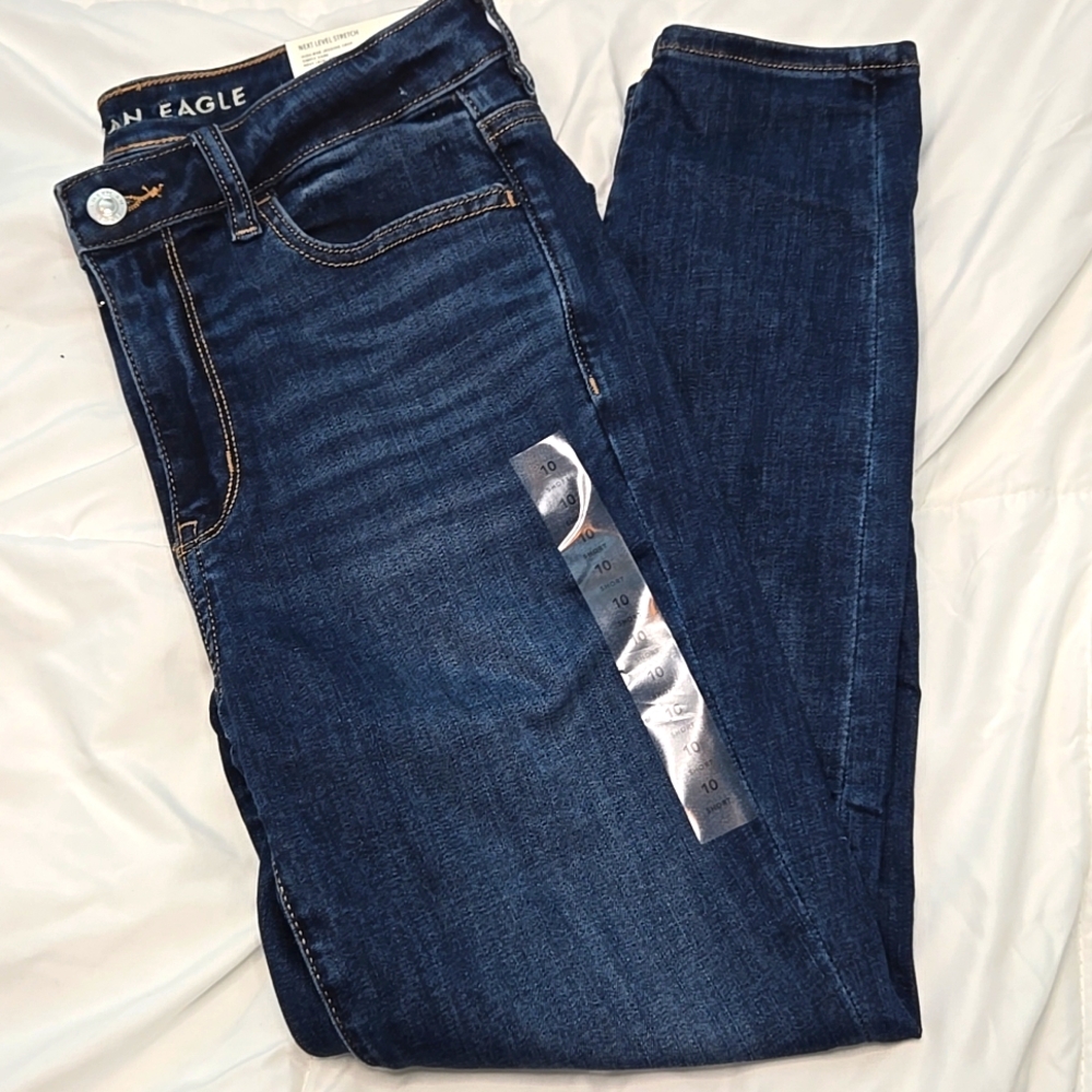 🍉 NWT American Eagle High Rise Jegging Crop Size 10 S